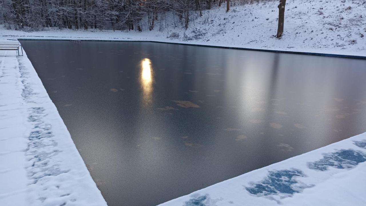 Chatka Agawa V Arealu Koupaliste Bystre V Orlickych Horach Екстер'єр фото