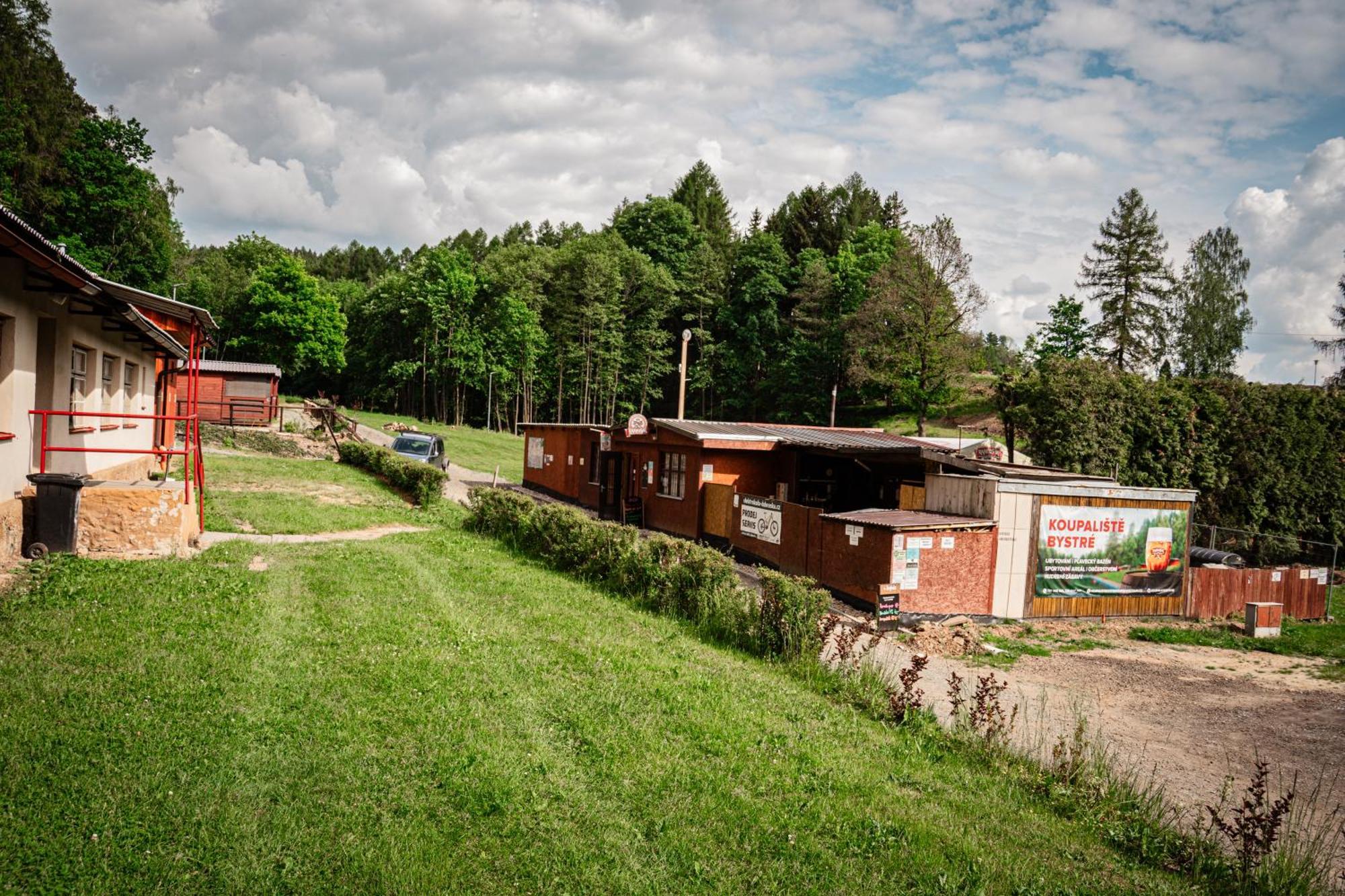 Chatka Agawa V Arealu Koupaliste Bystre V Orlickych Horach Екстер'єр фото